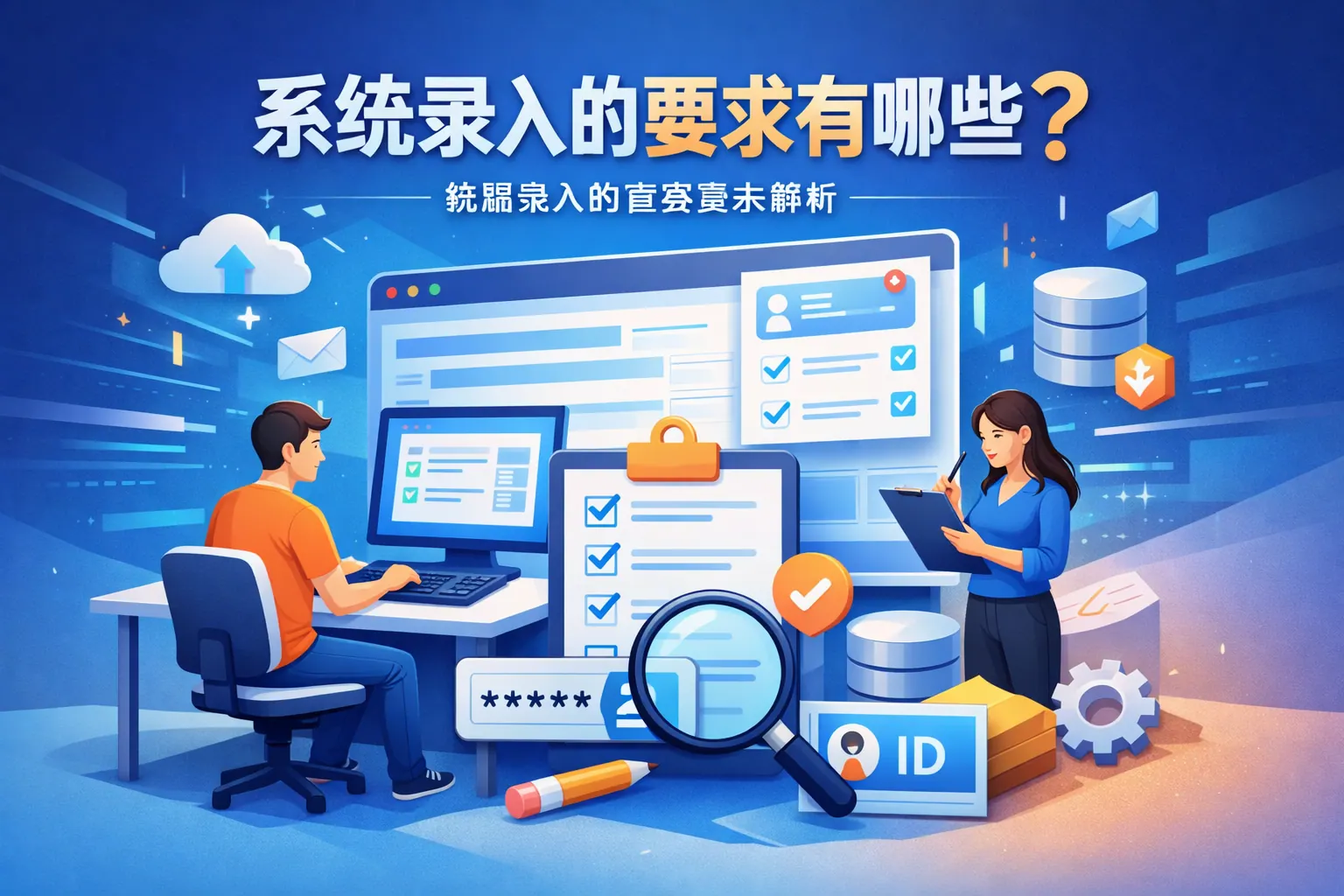 系统录入的要求有哪些