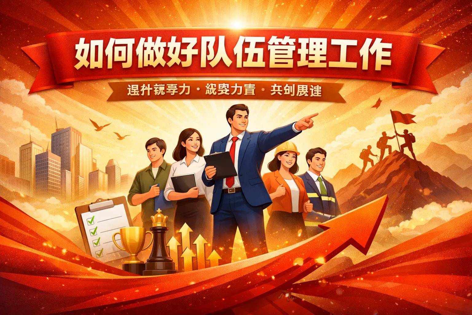 如何做好队伍管理工作