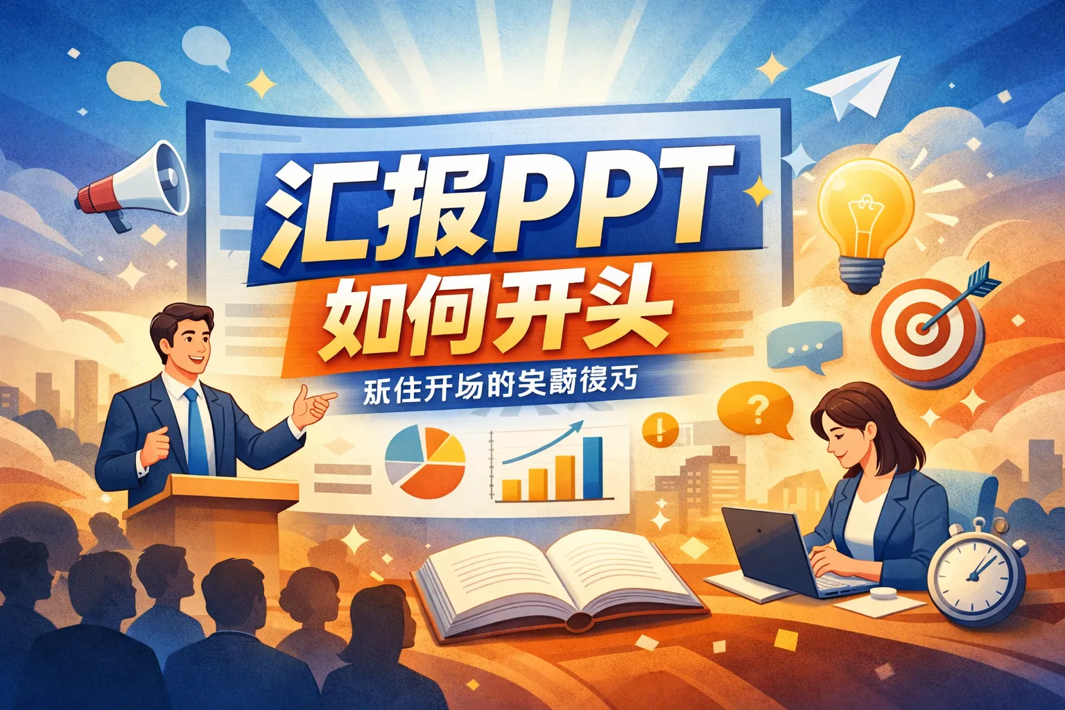 汇报ppt如何开头