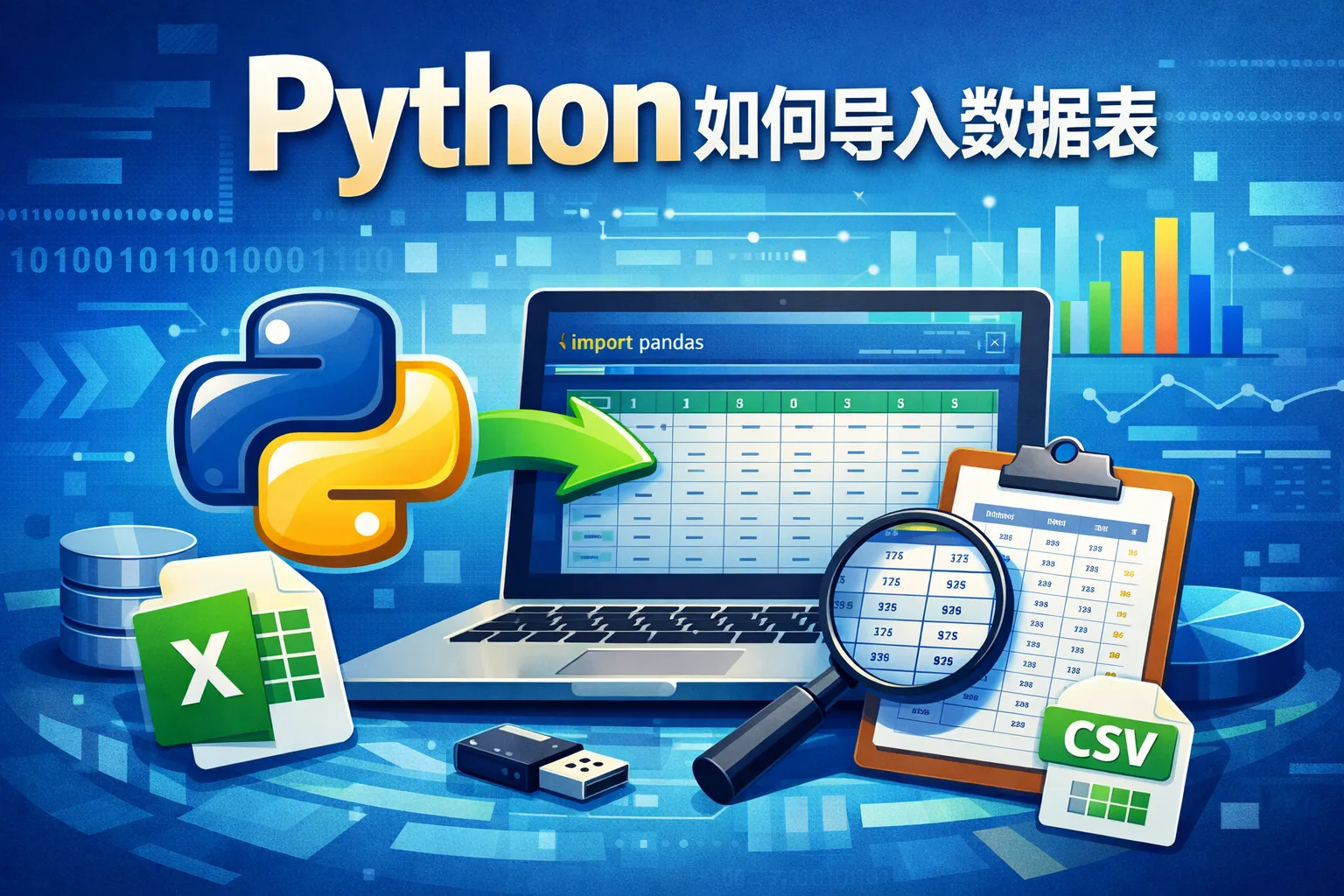 python如何导入数据表
