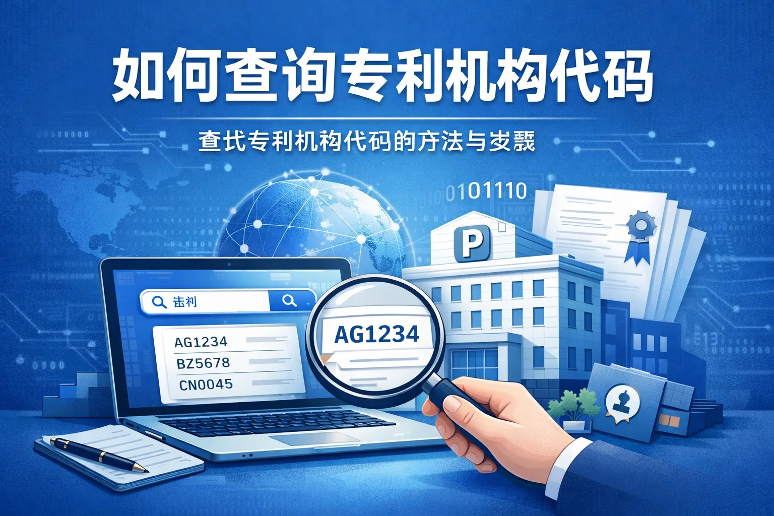 如何查询专利机构代码