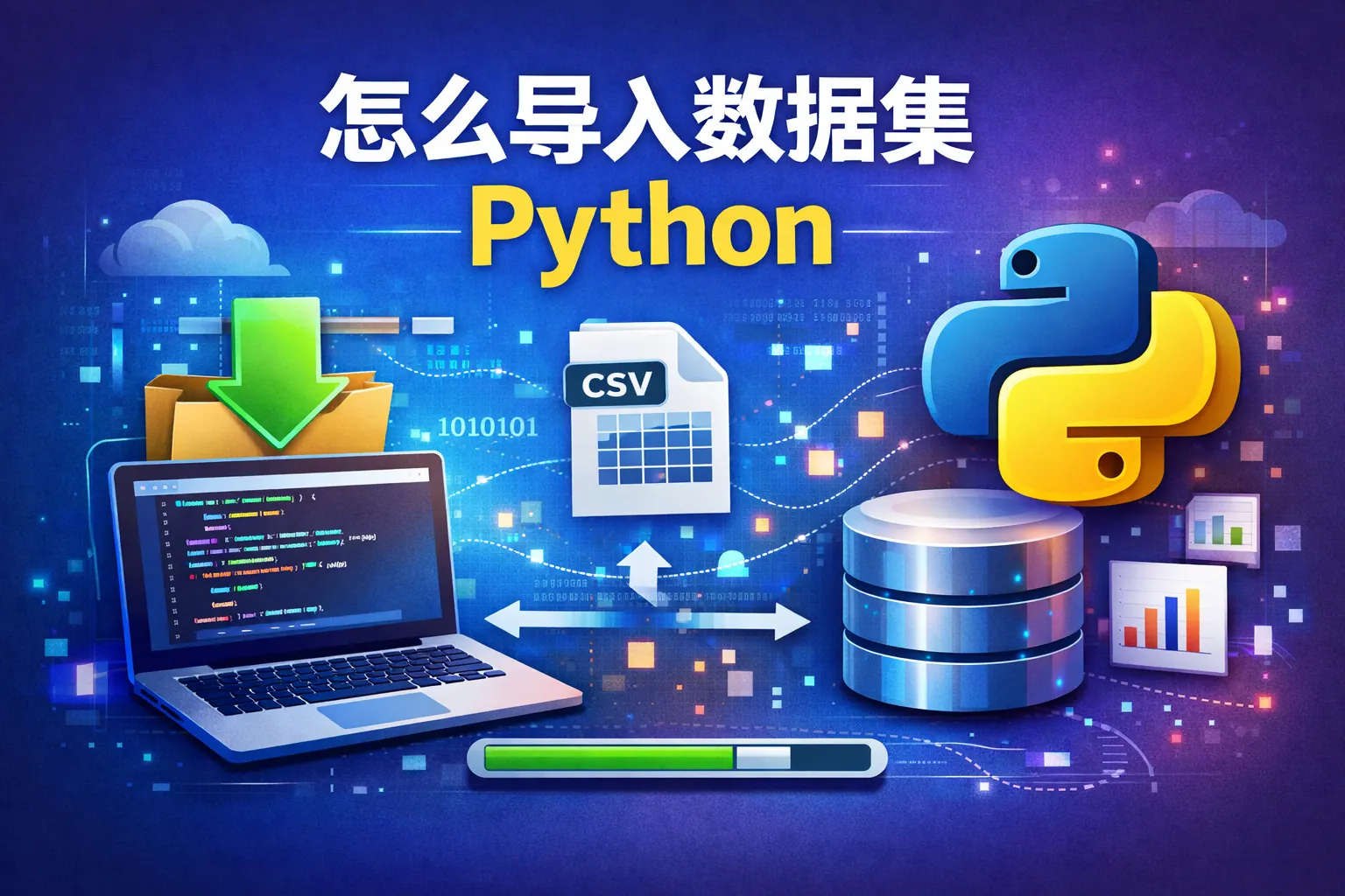 怎么导入数据集python