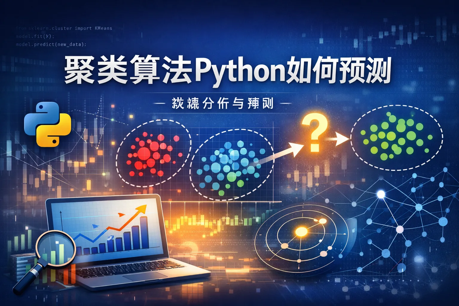聚类算法python如何预测