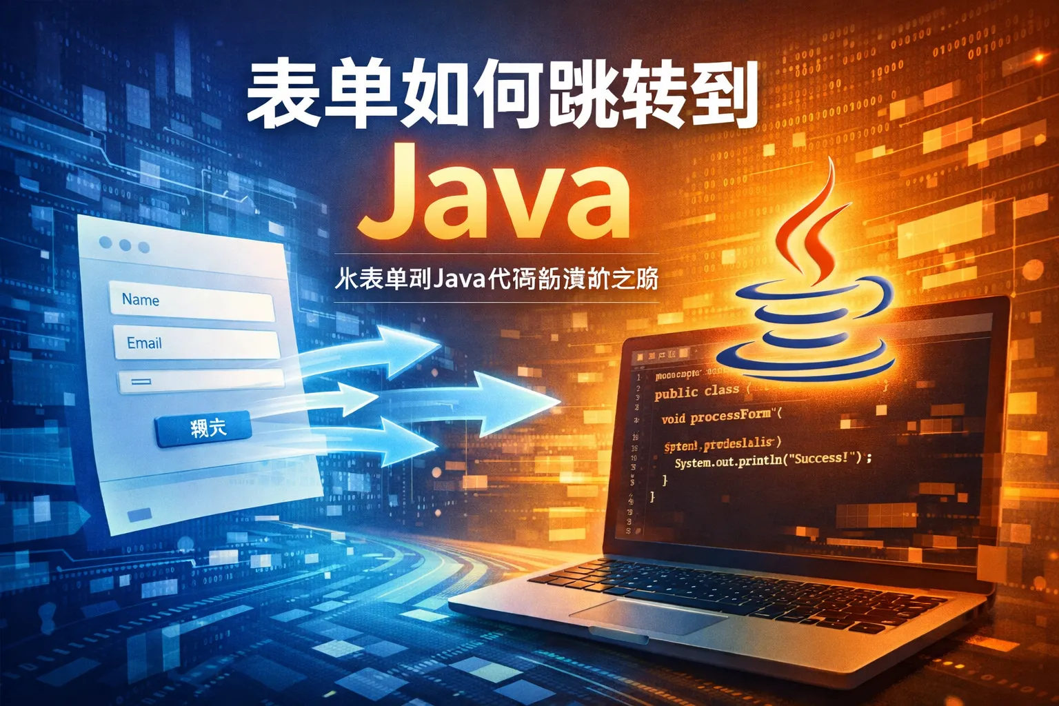 表单如何跳转到java