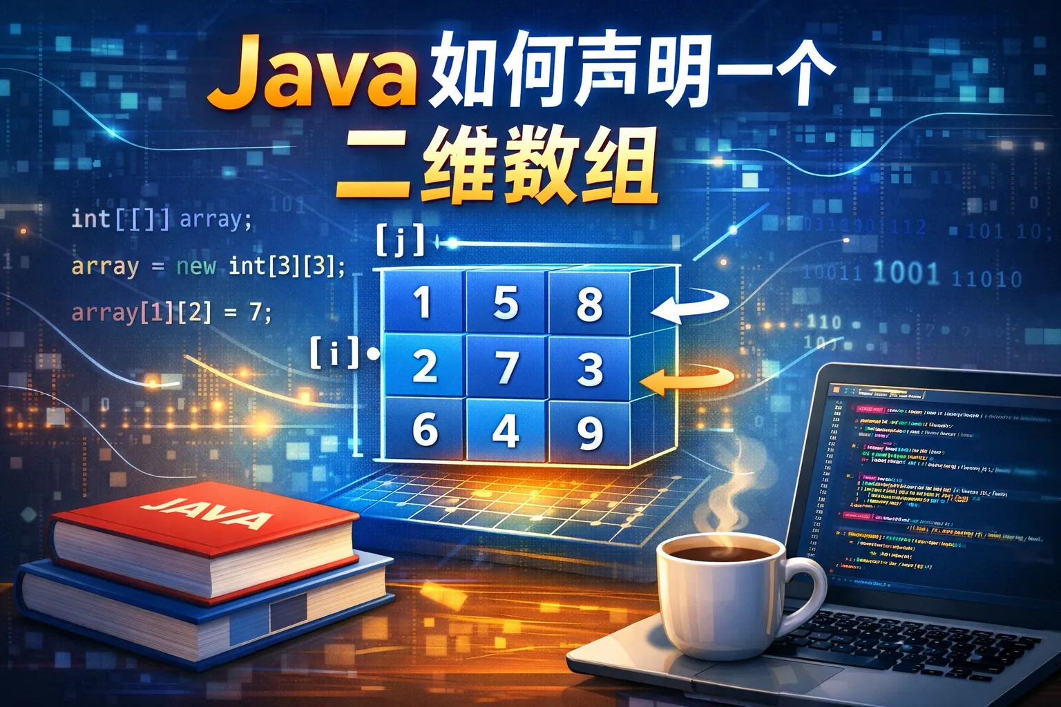 java如何声明一个二维数组