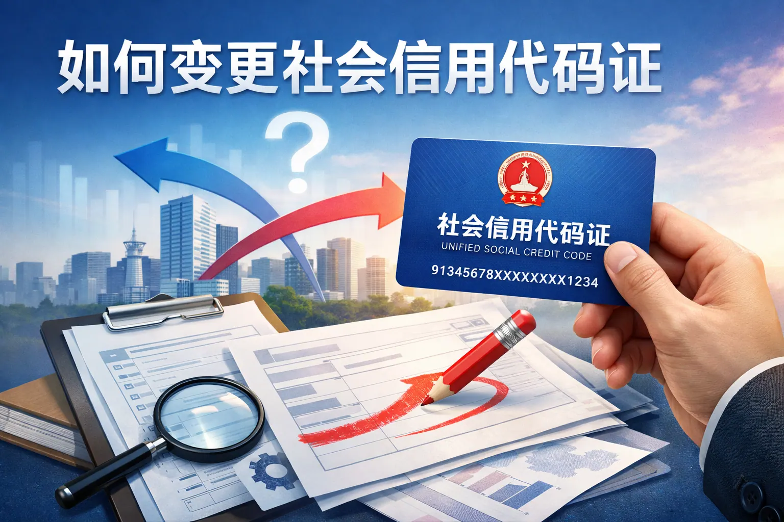如何变更社会信用代码证