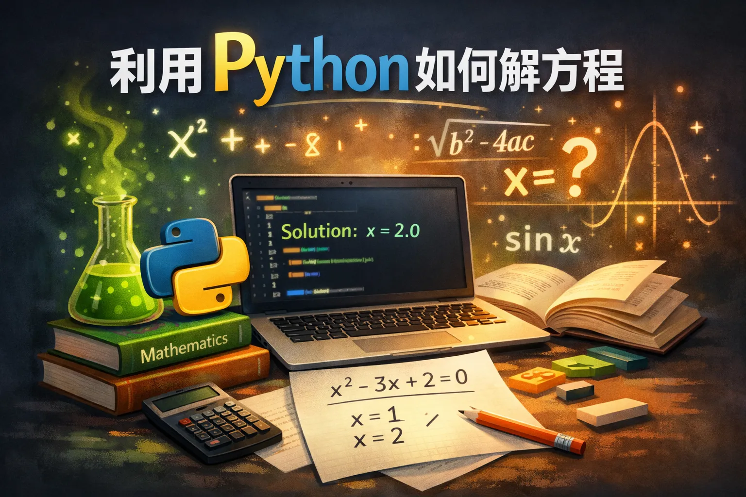 利用python如何解方程