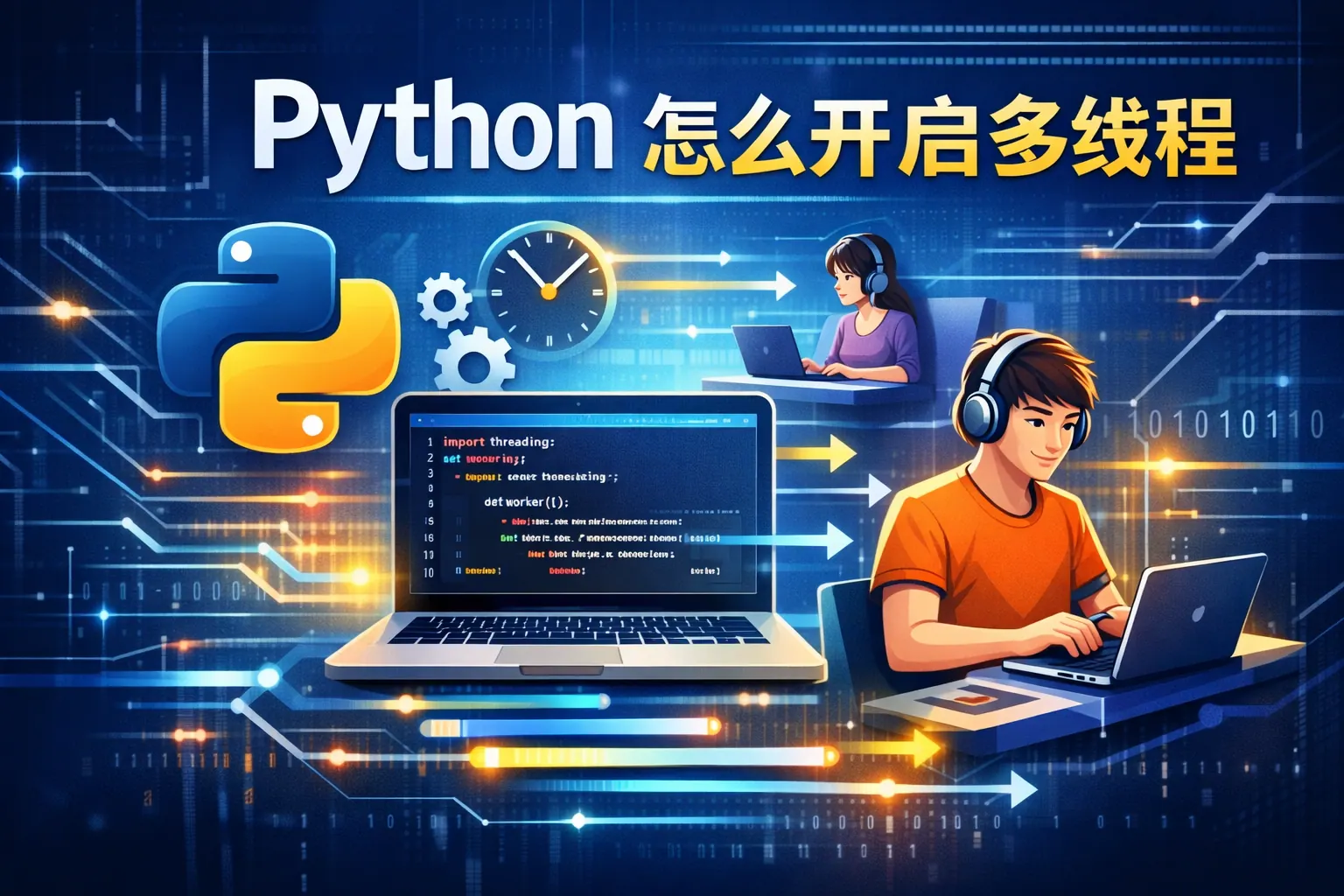 python 怎么开启多线程