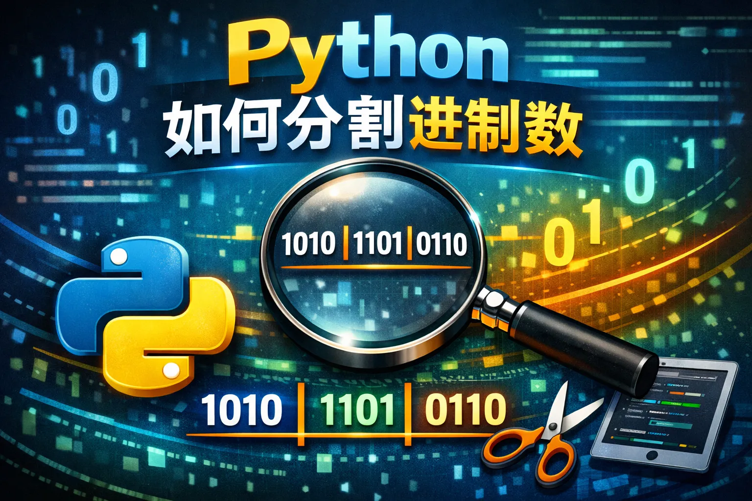 python如何分割j进制数