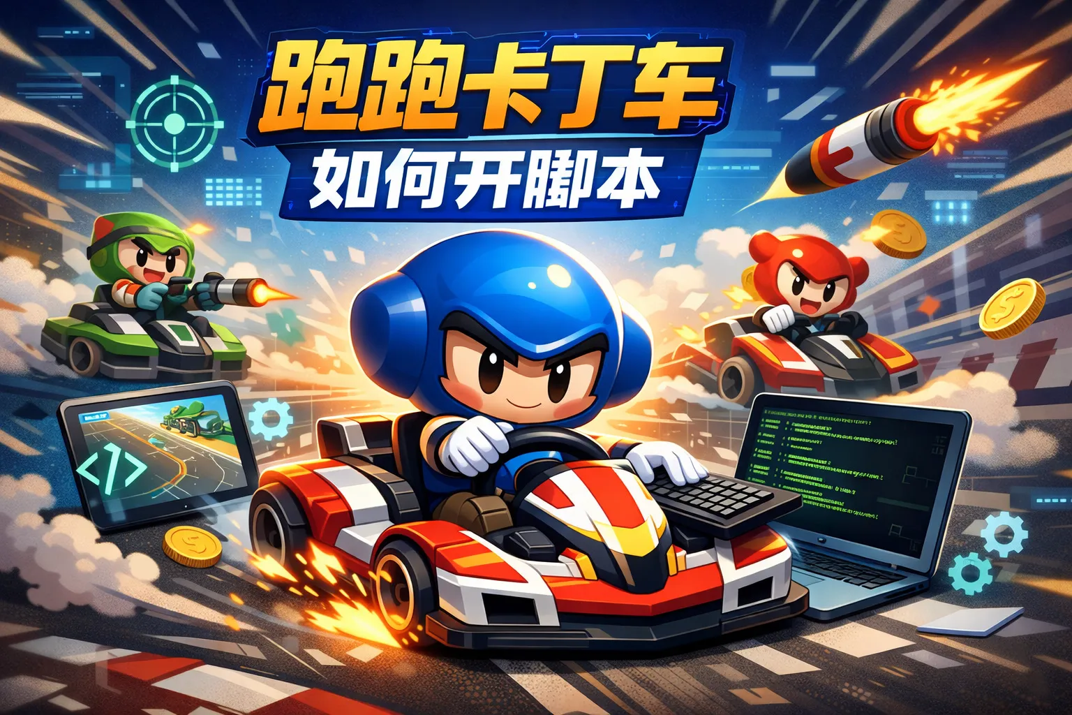 跑跑卡丁车如何开脚本