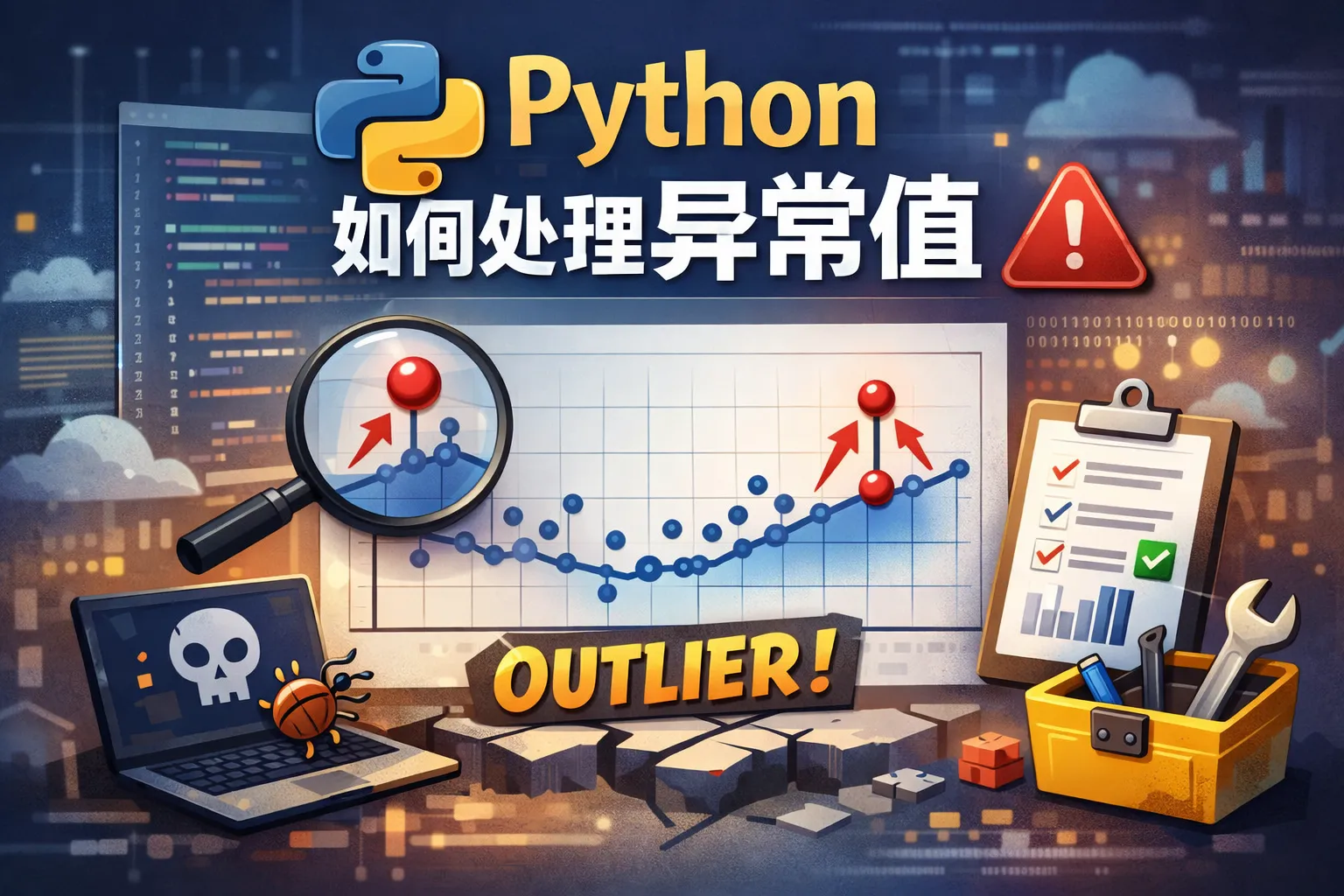 python如何处理异常值