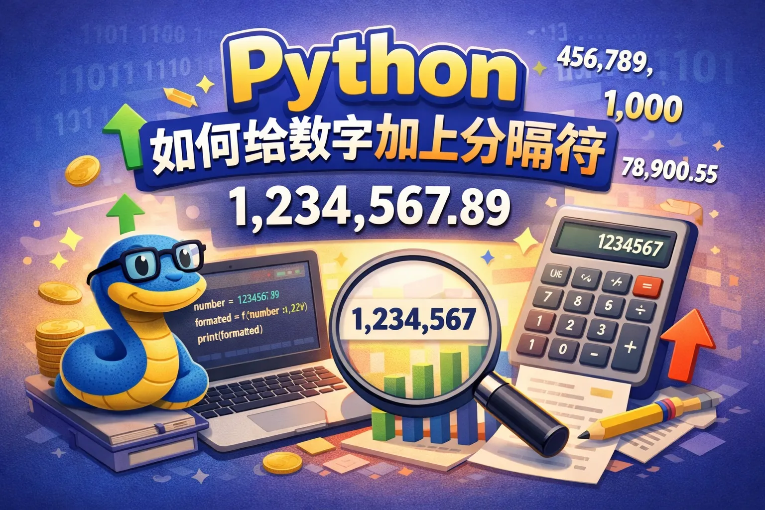 python如何给数字加上分隔符