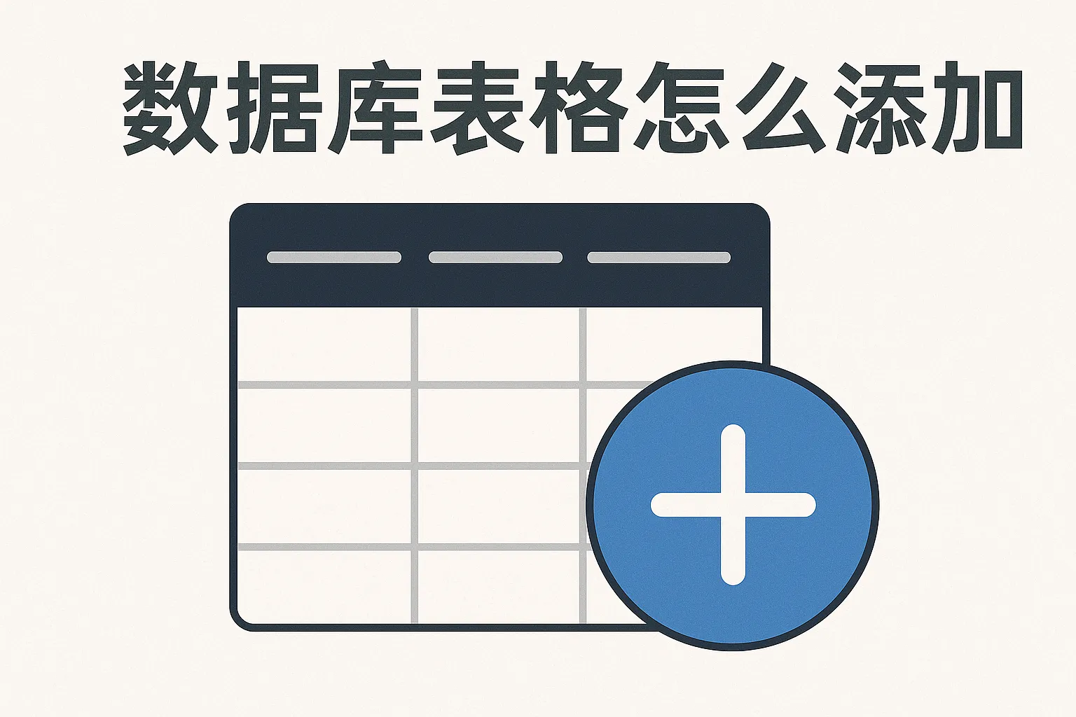 数据库表格怎么添加