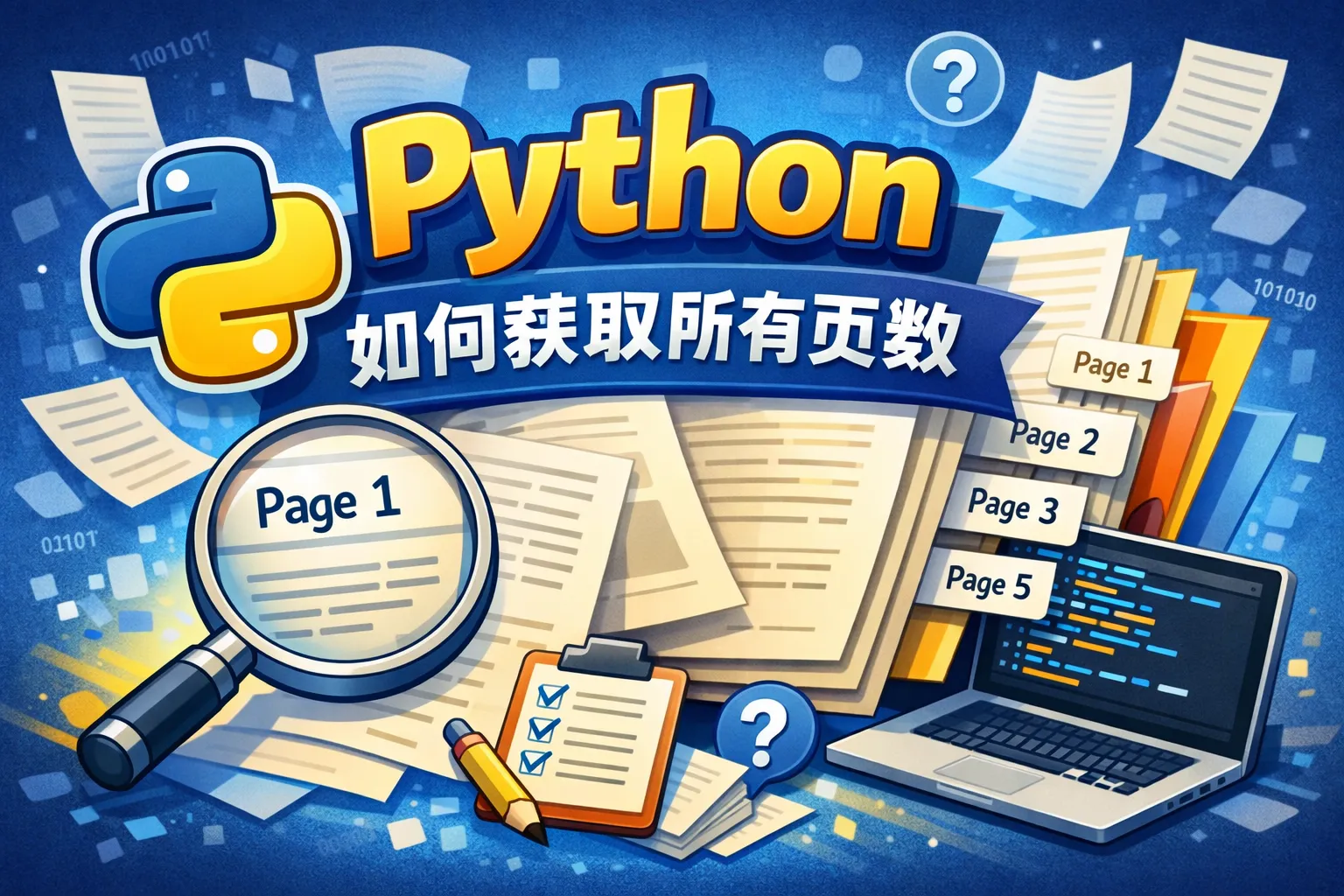 python如何获取所有页数
