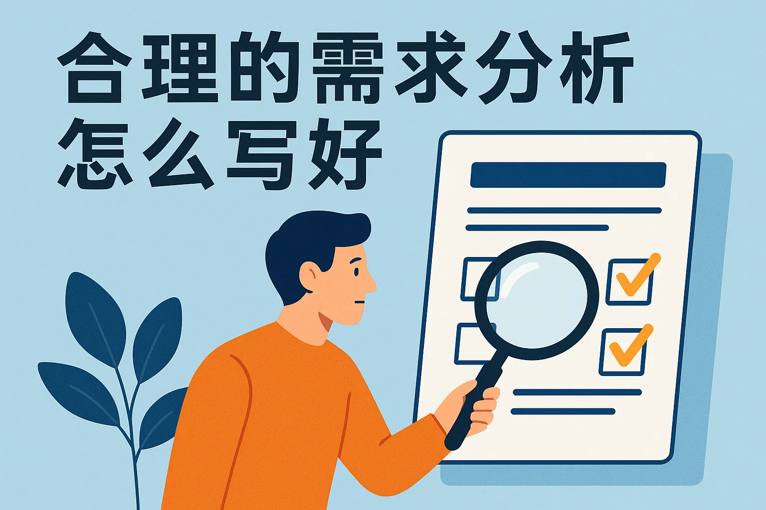 合理的需求分析怎么写好