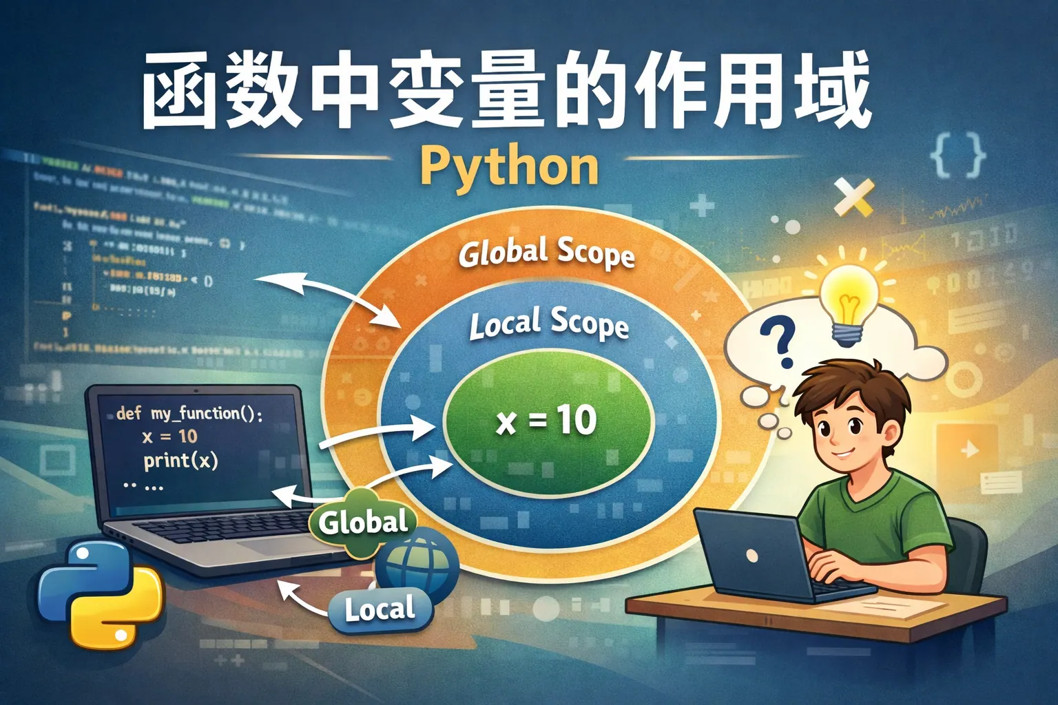 函数中变量的作用域python