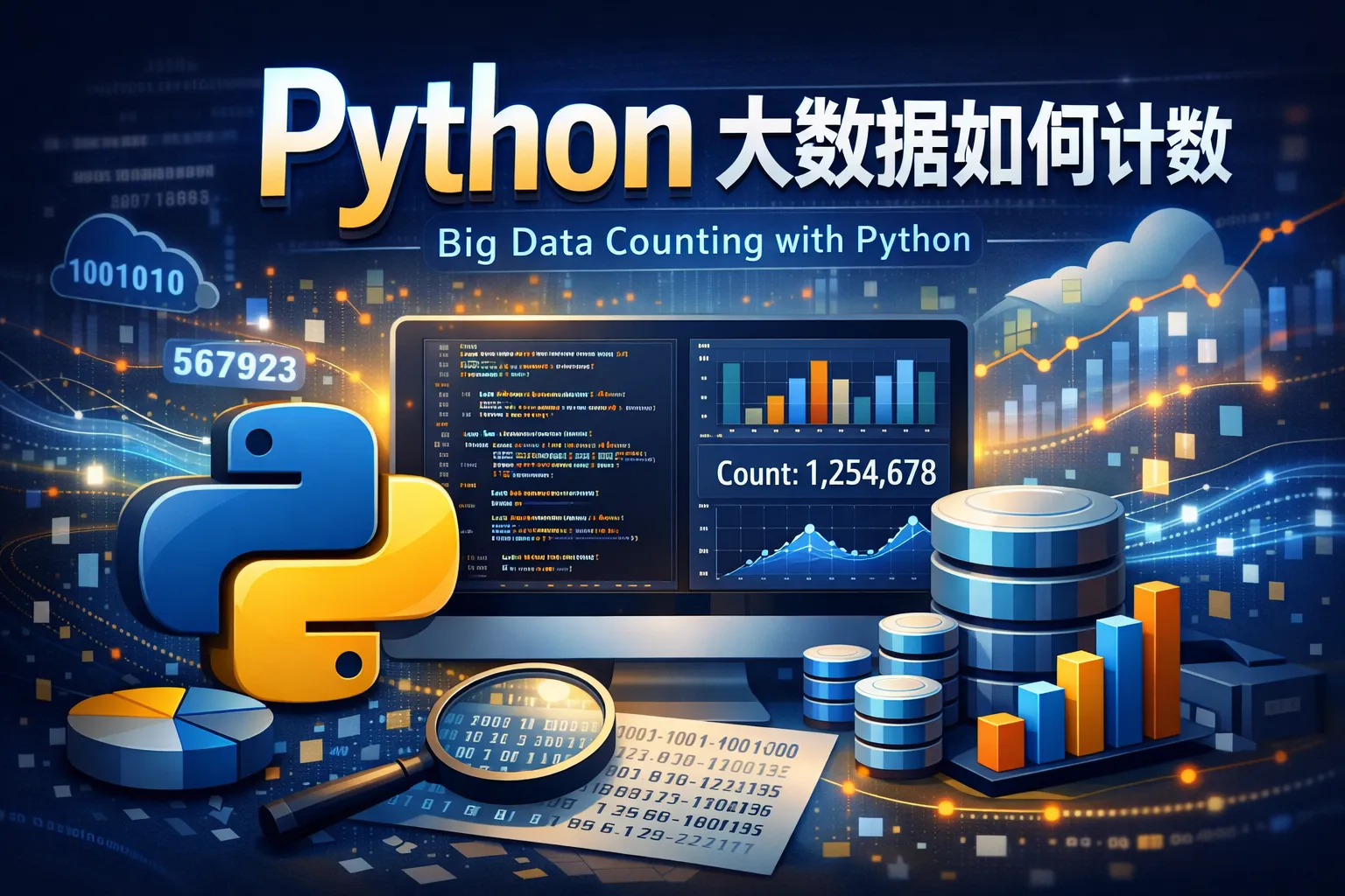 python 大数据如何计数