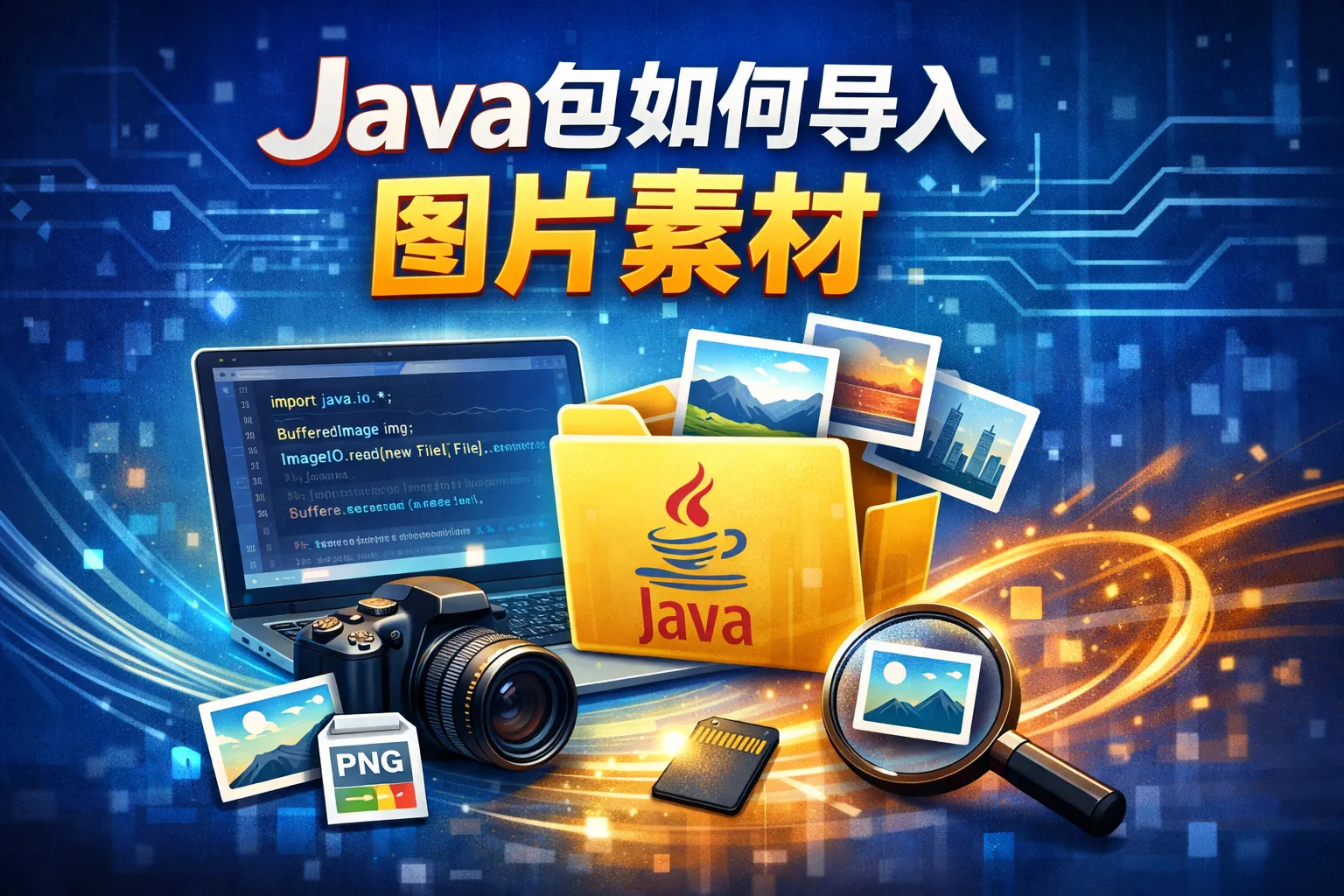 java包如何导入图片素材