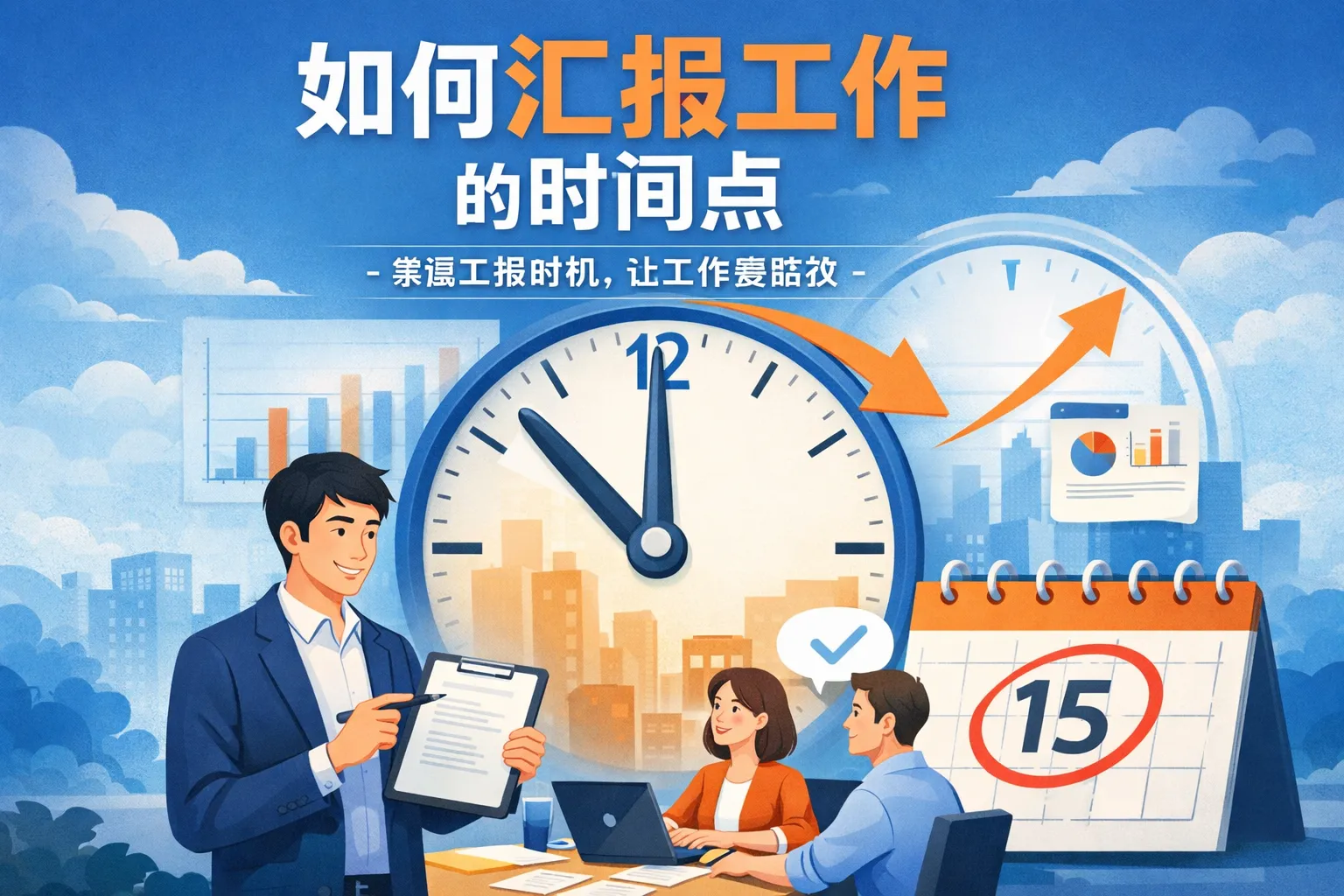 如何汇报工作的时间点
