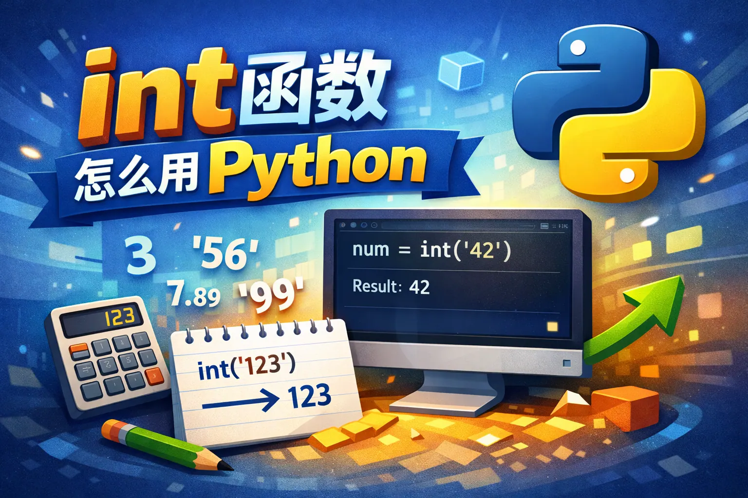 int函数怎么用python