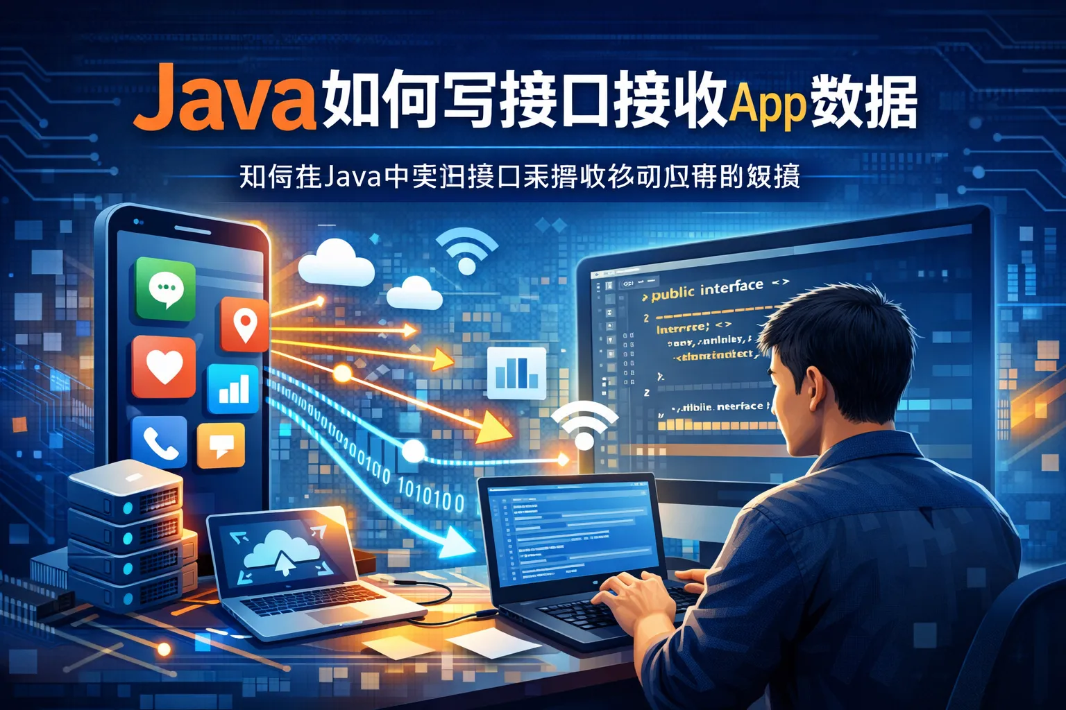 java如何写接口接收app数据