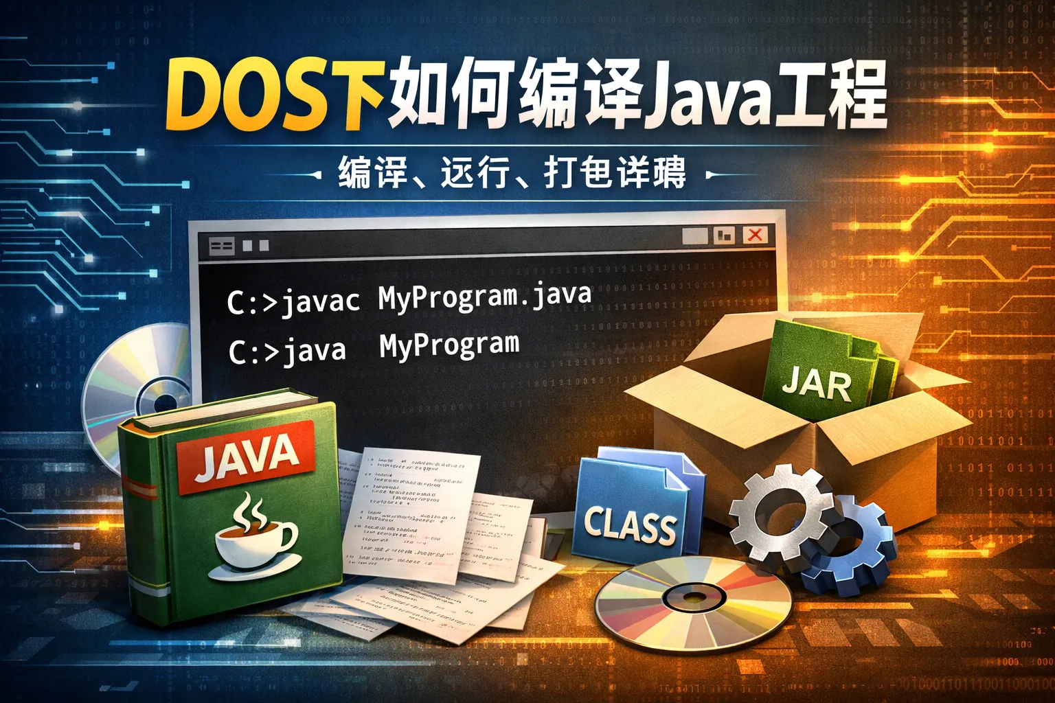dos下如何编译java工程