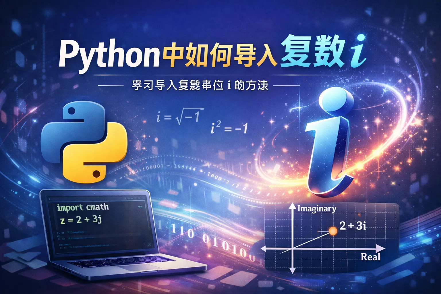 python中如何导入复数i