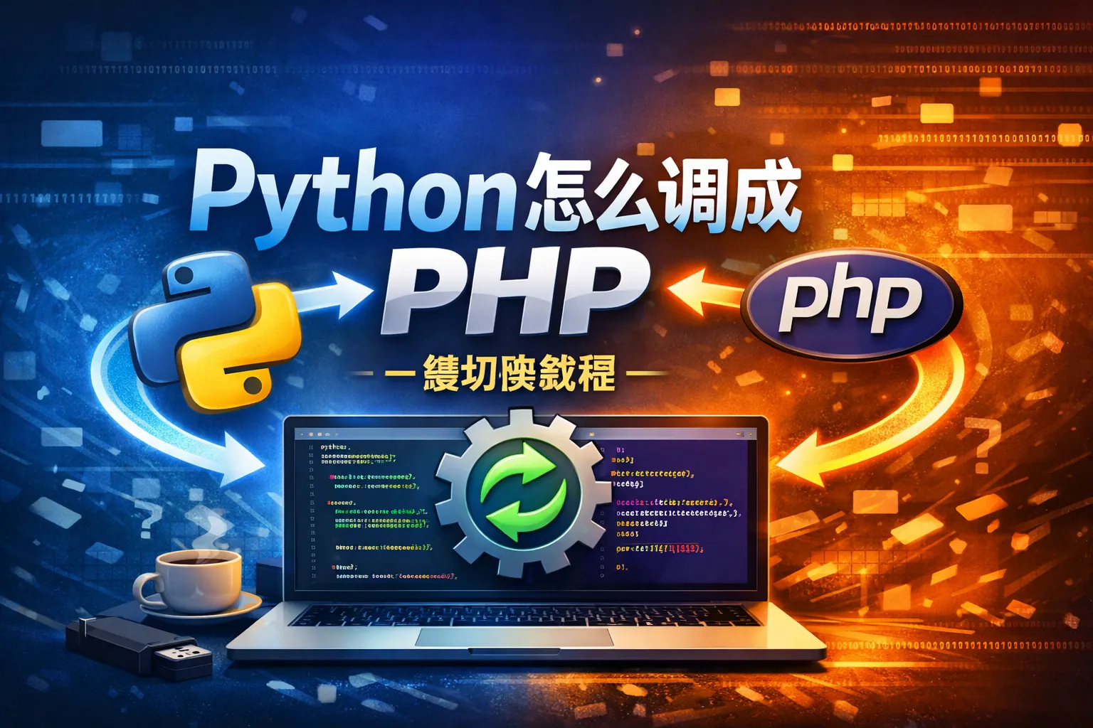 python怎么调成php