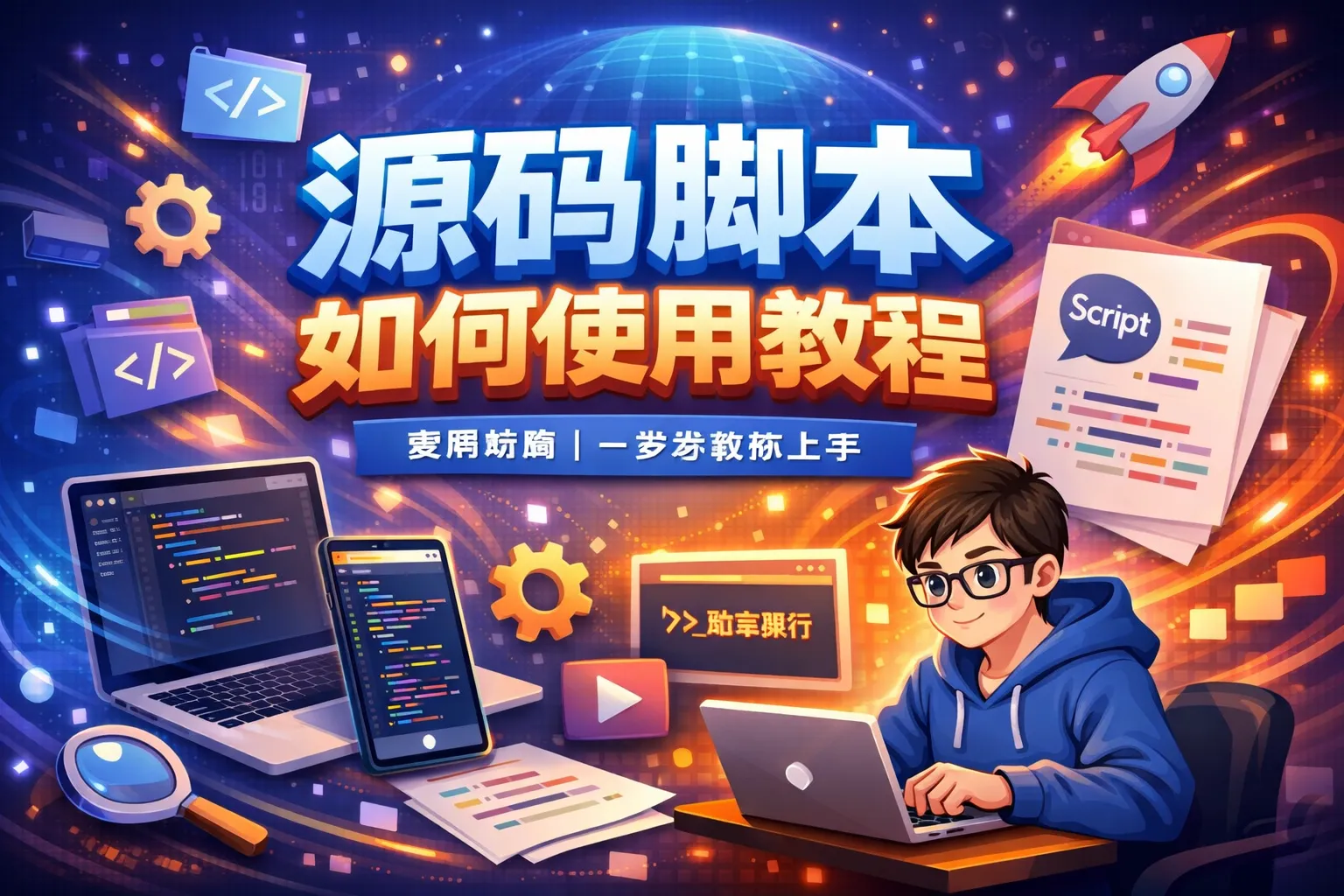 源码脚本如何使用教程