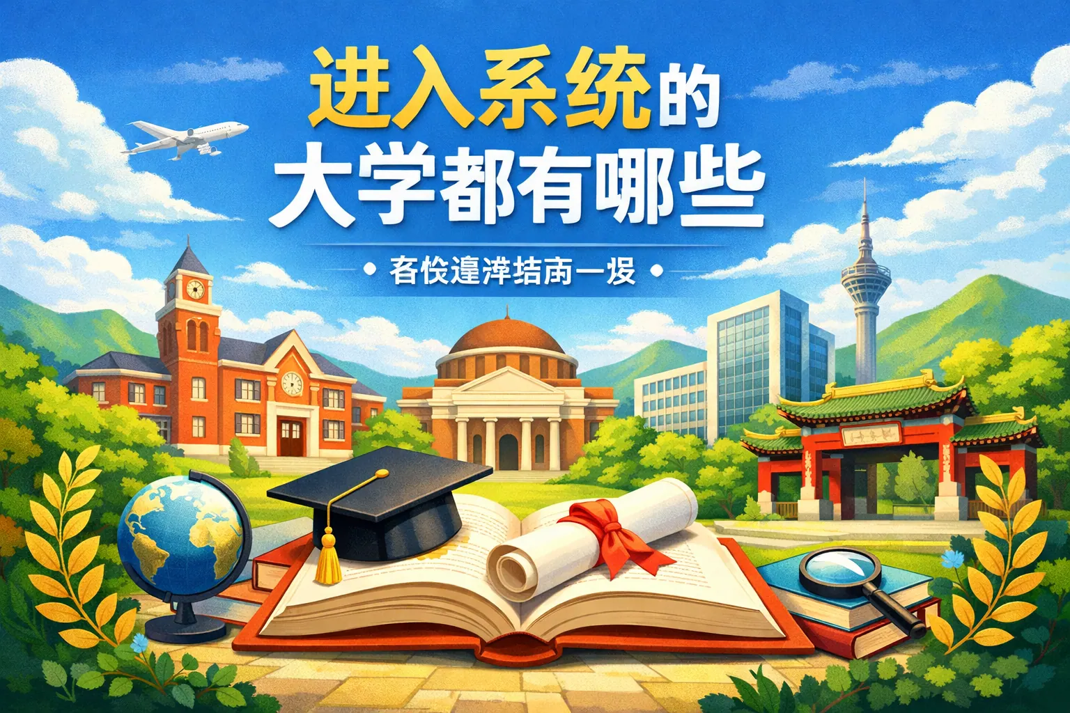 进入系统的大学都有哪些