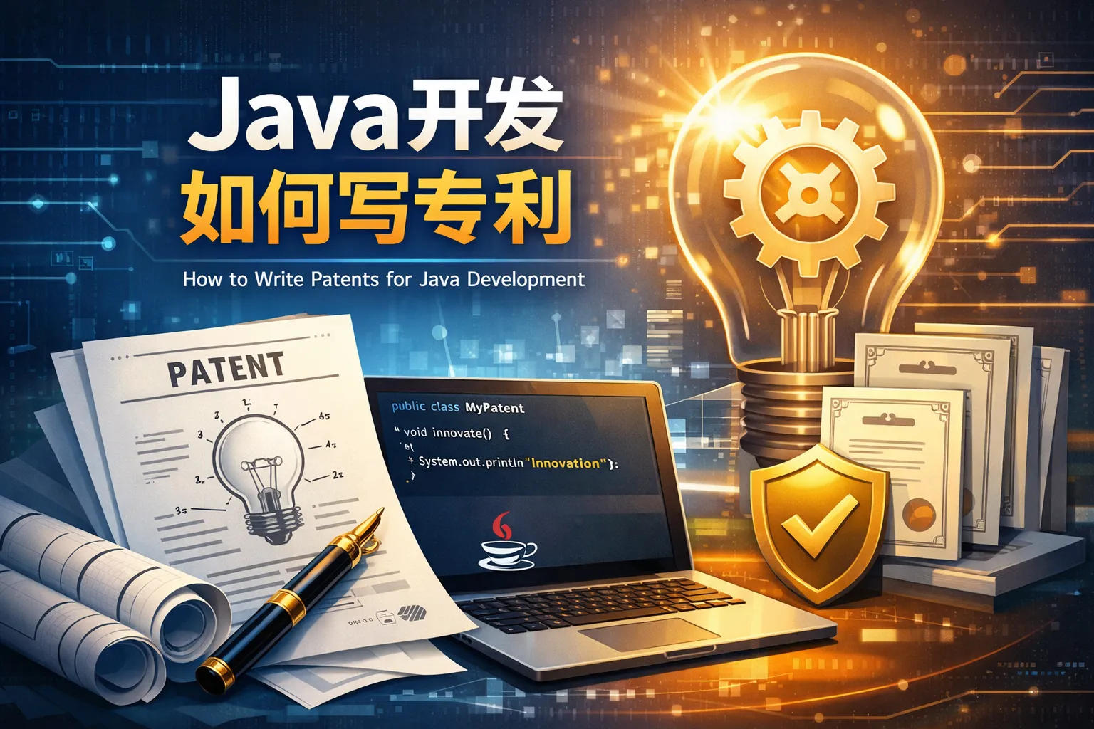 java开发如何写专利