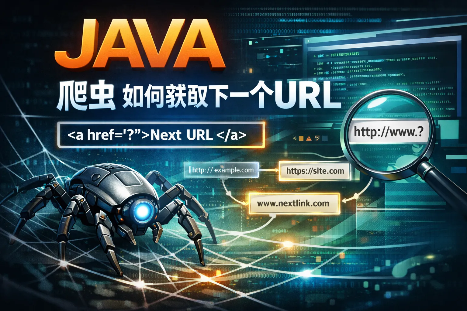 JAVA爬虫如何获取下一个URL