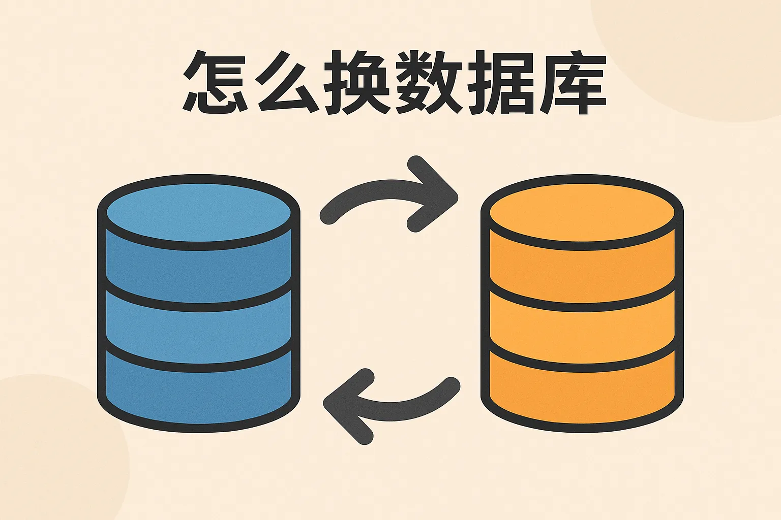 怎么换数据库
