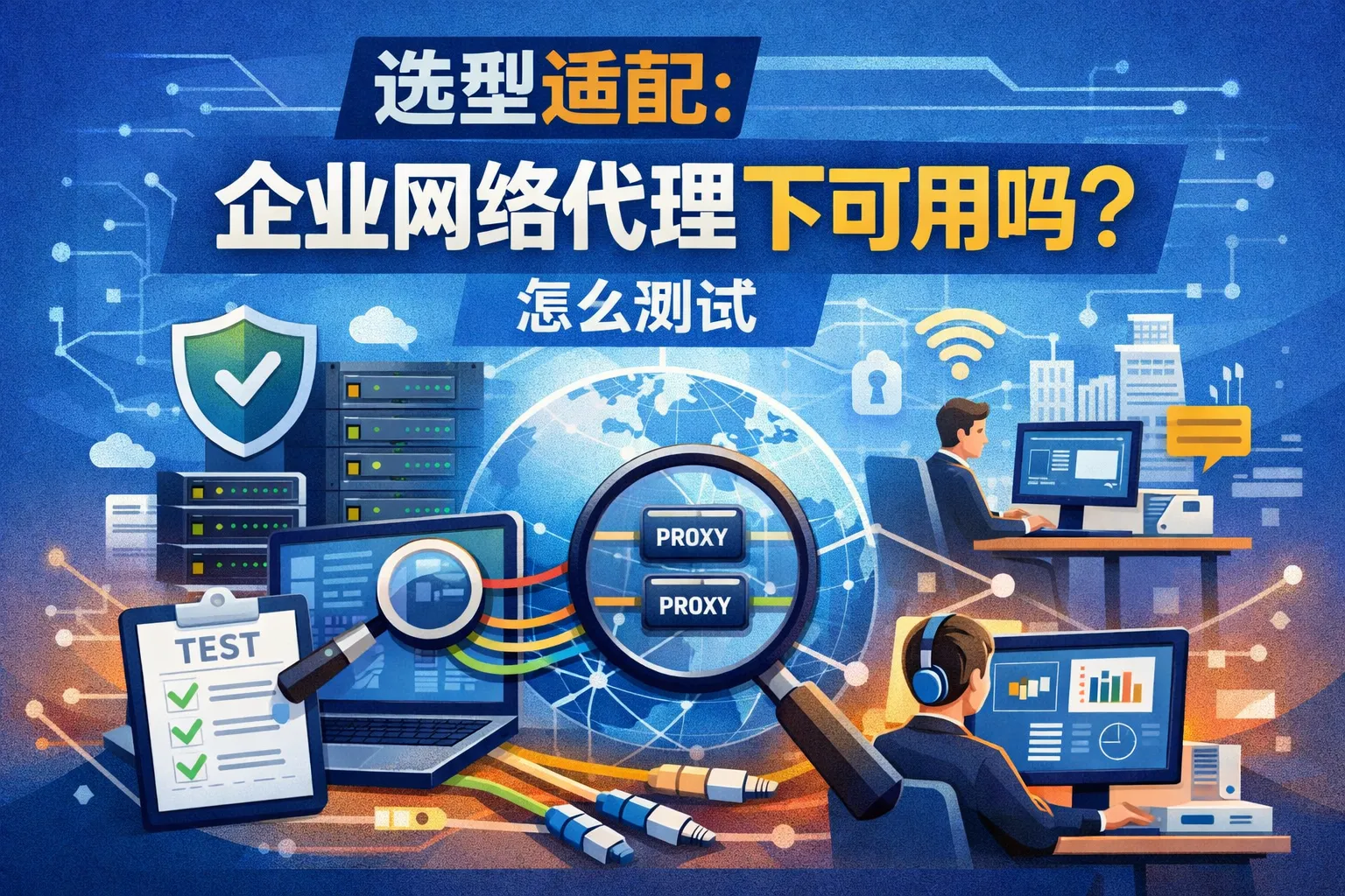 选型适配:企业网络代理下可用吗?怎么测试