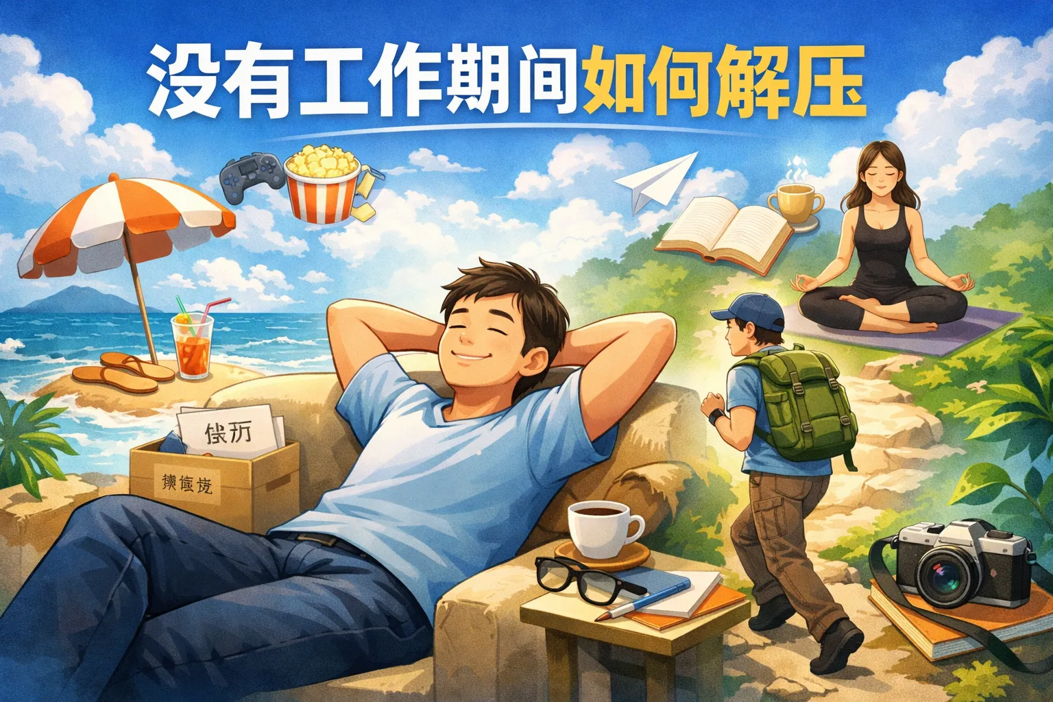 没有工作期间如何解压