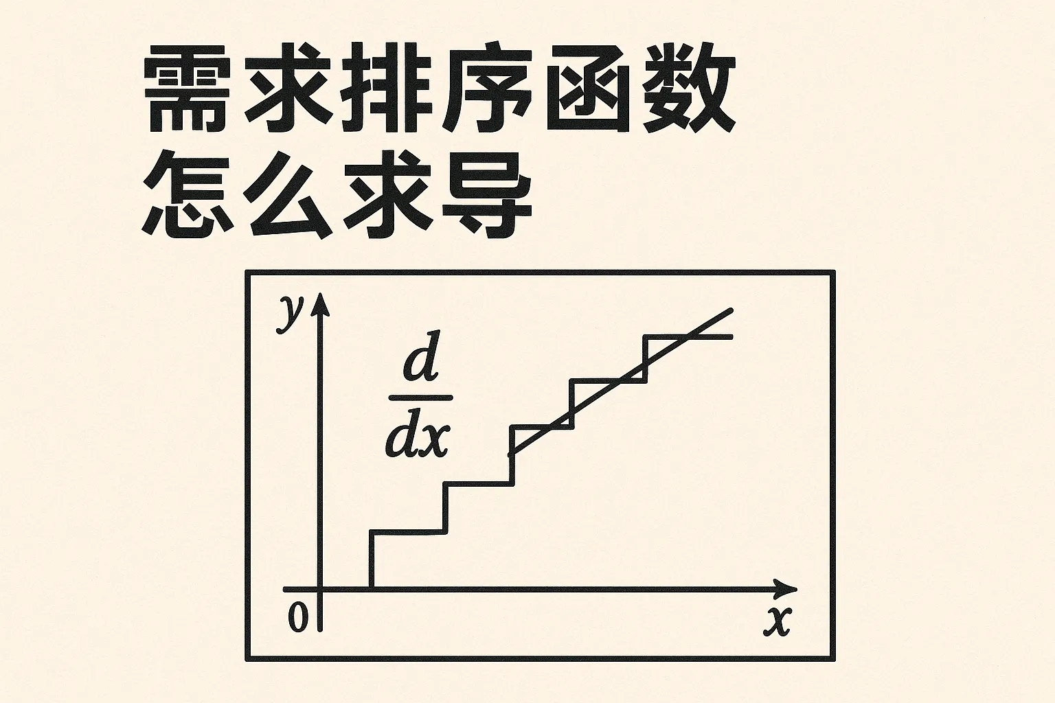 需求排序函数怎么求导的