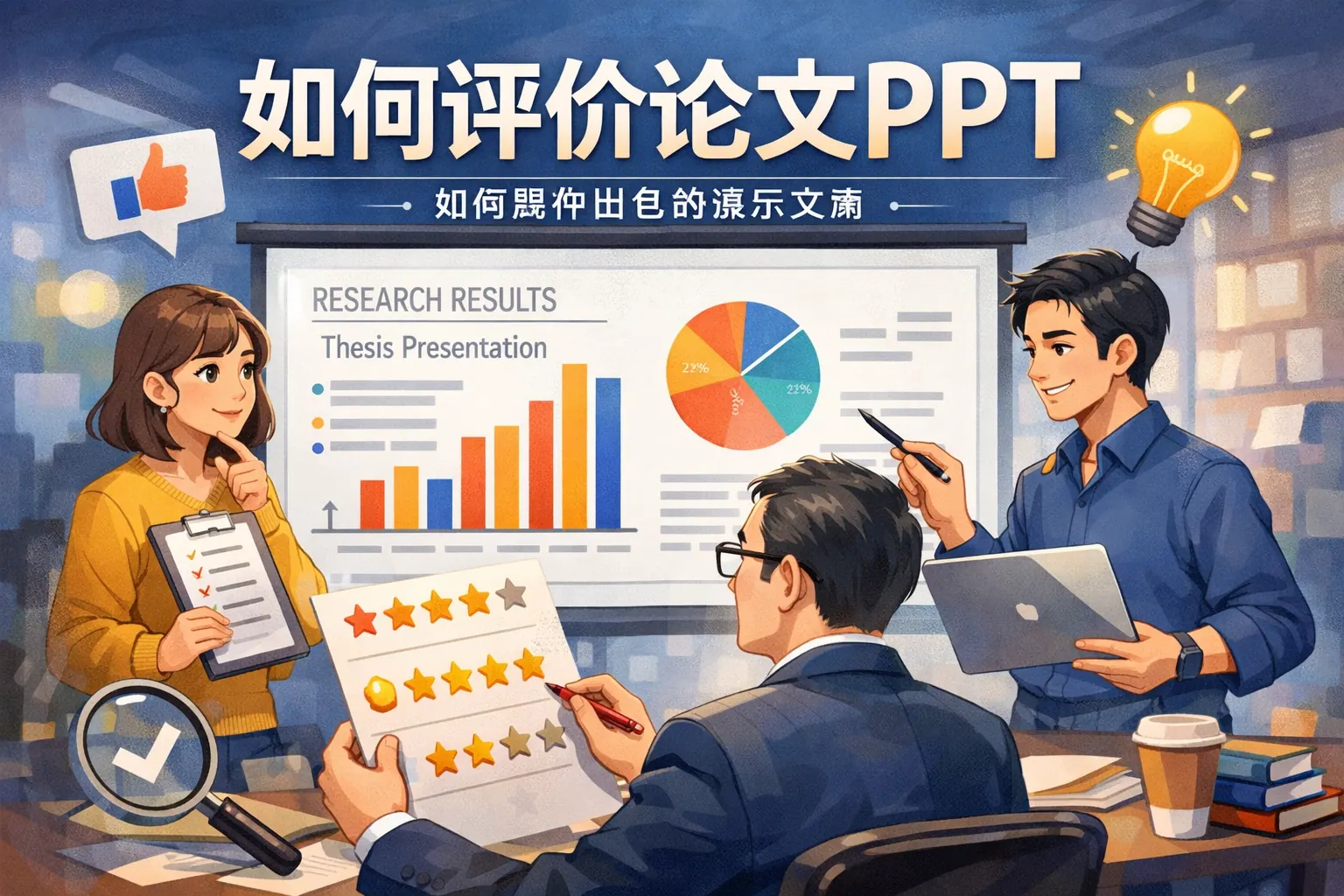 如何评价论文PPT