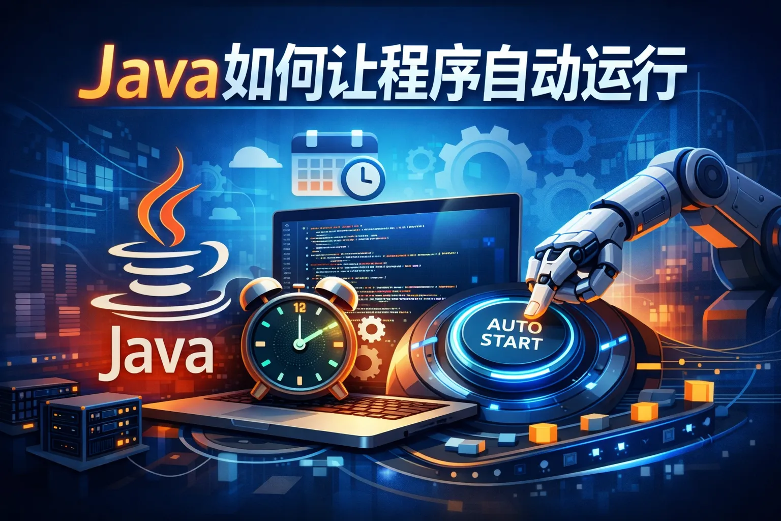 java如何让程序自动运行