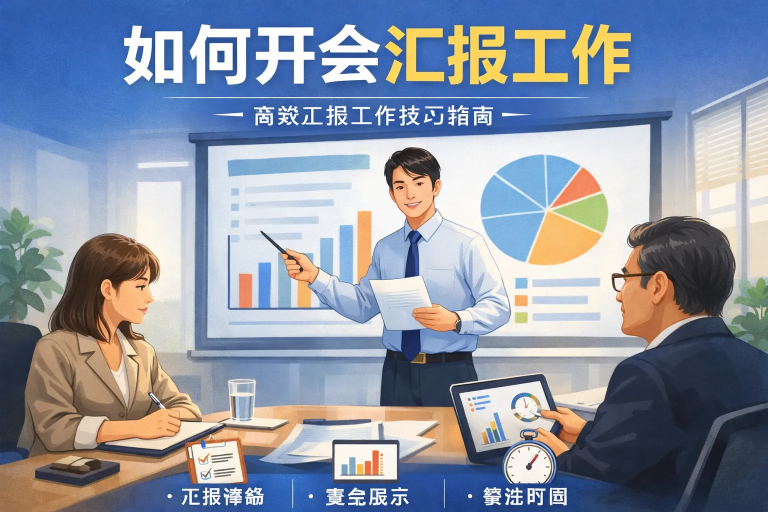 如何开会汇报工作