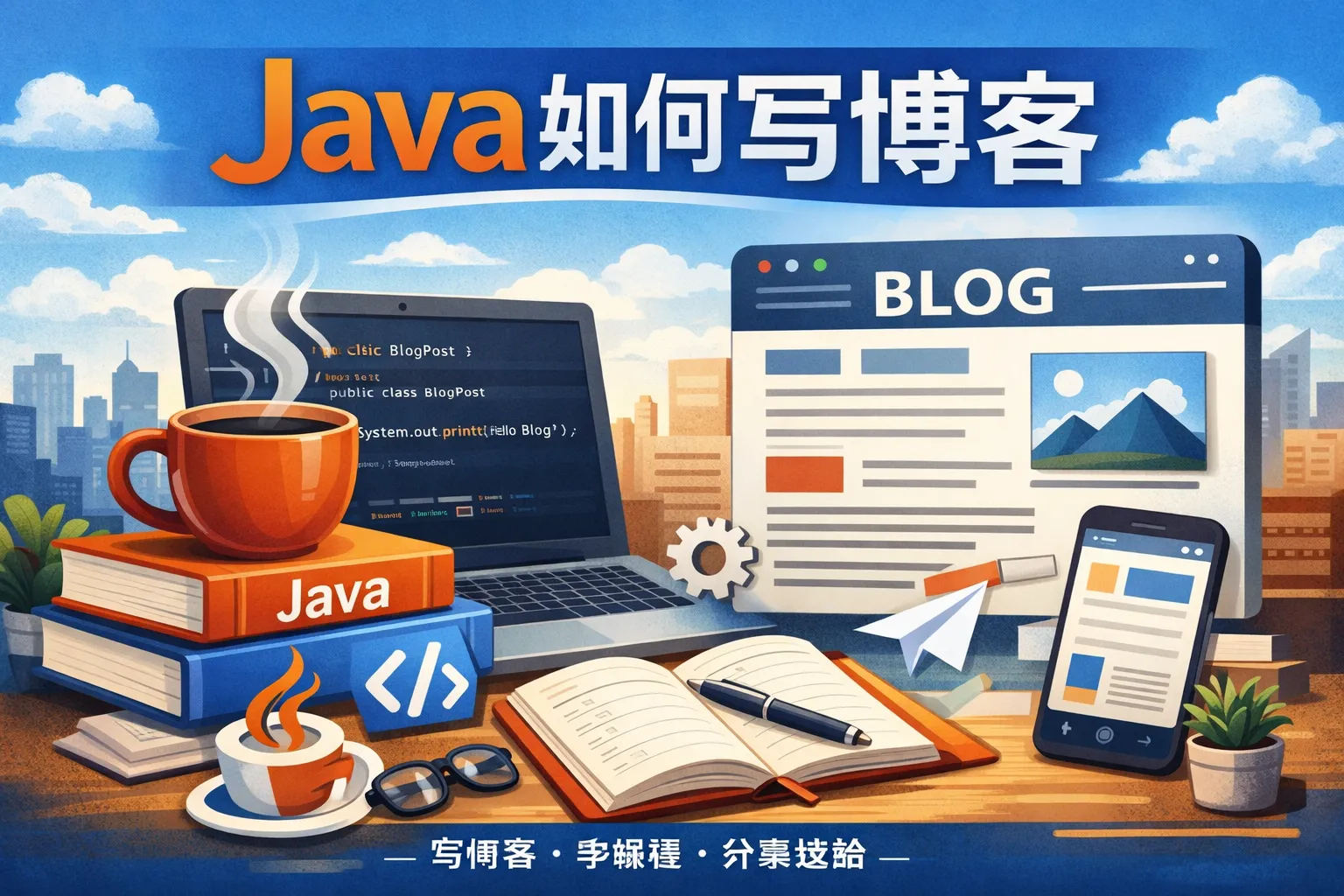 Java如何写博客