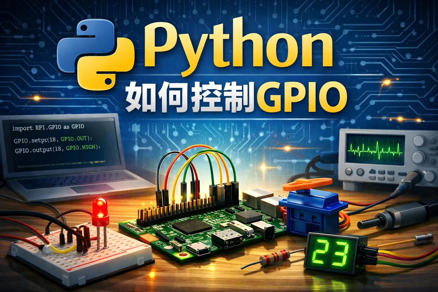 python 如何控制gpio