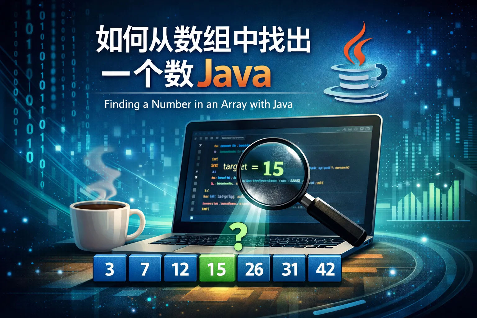 如何从数组中找出一个数Java