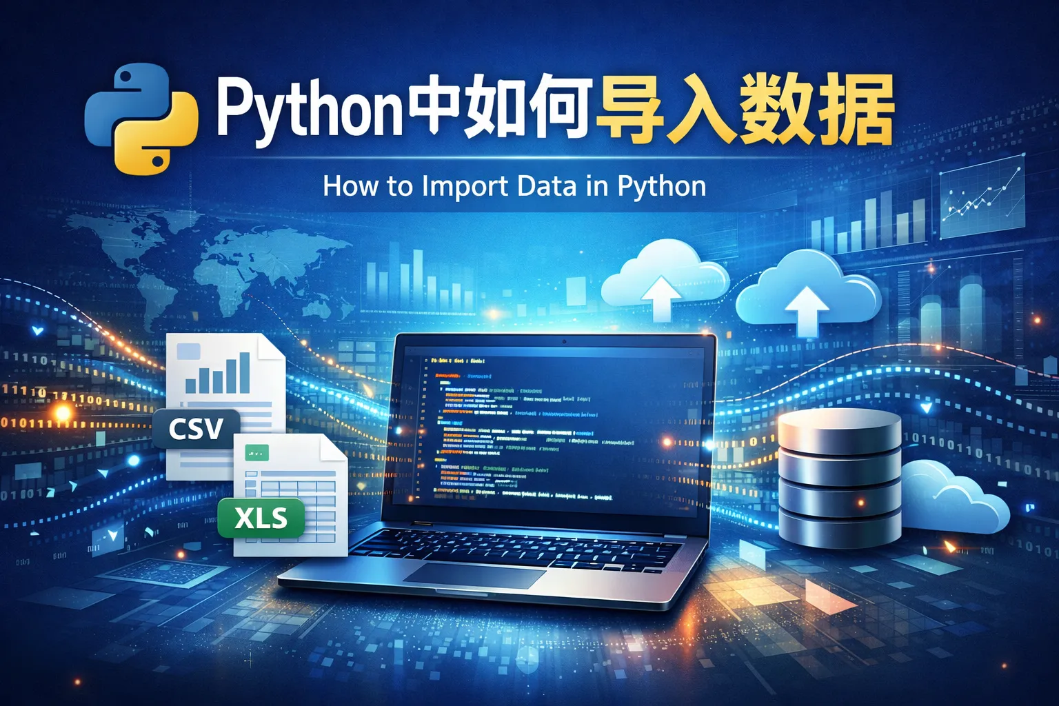 python中如何导入数据