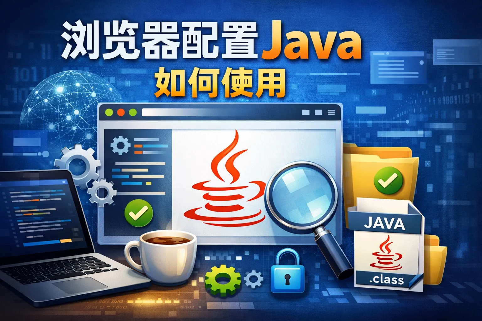 浏览器配置java如何使用