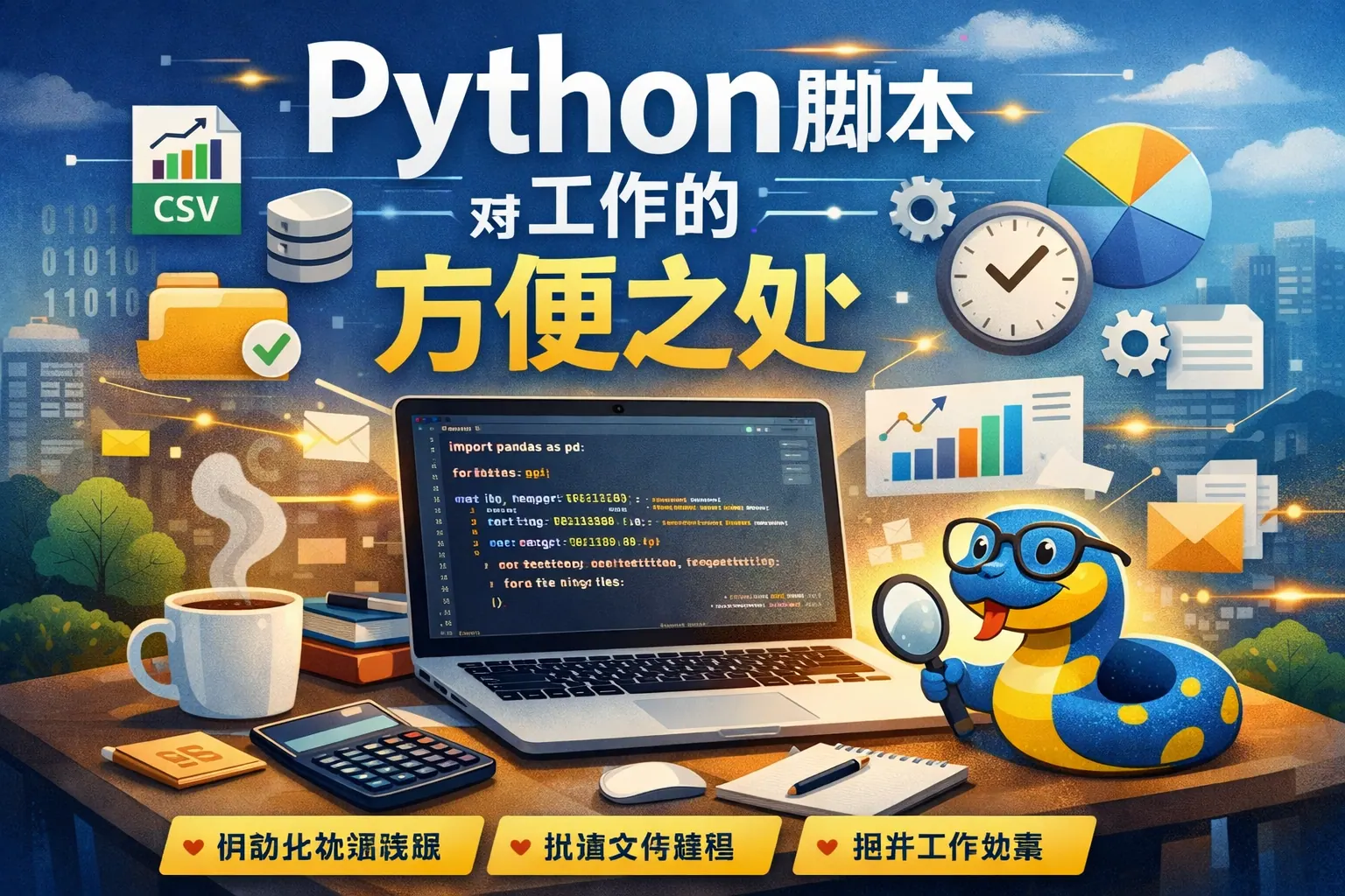 python脚本对工作的方便之处