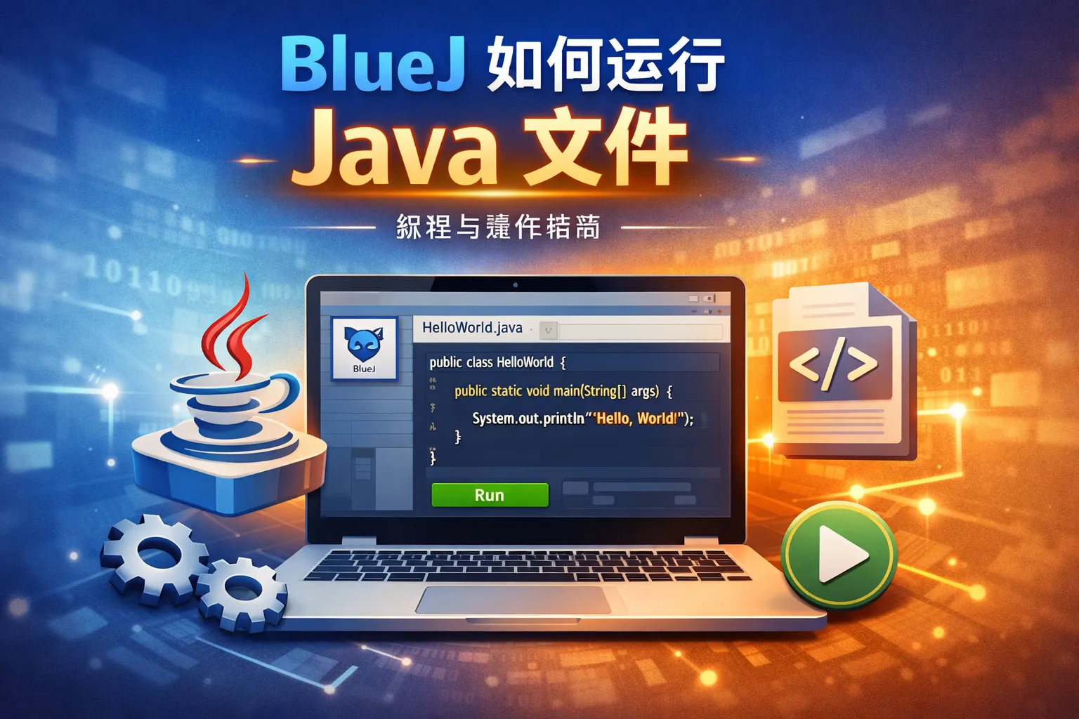 bluej如何运行Java文件