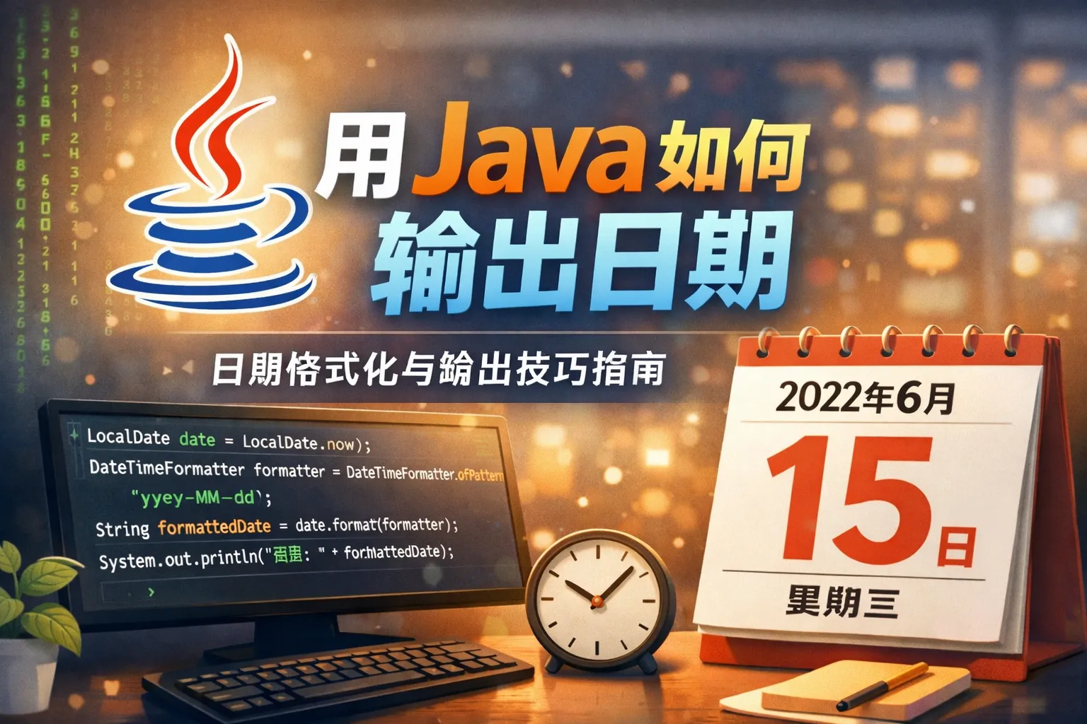 用java如何输出日期