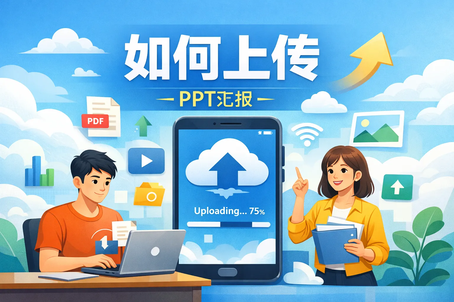 ppt汇报如何上传