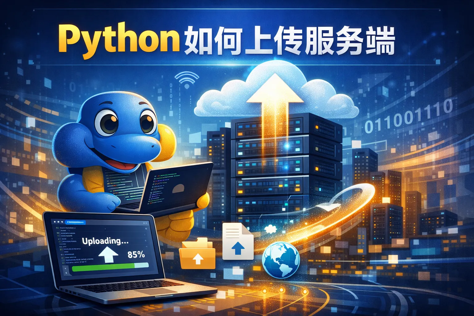 python如何上传服务端