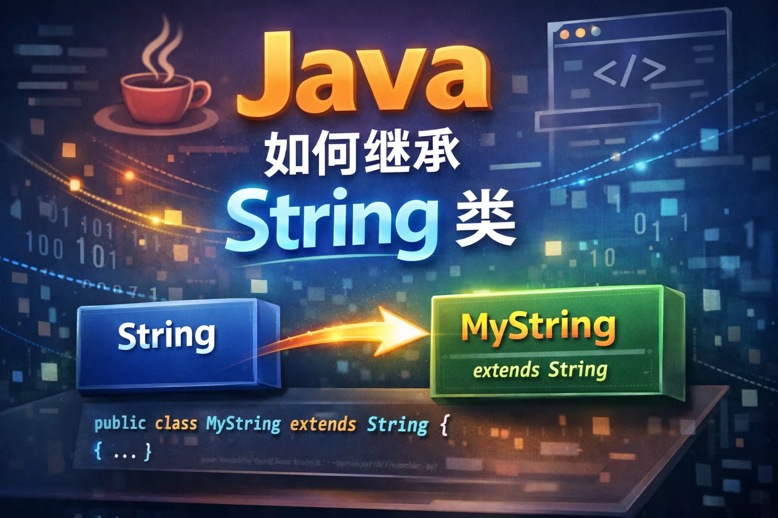 java 如何继承string类